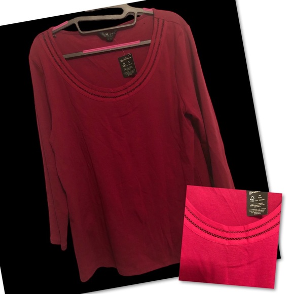 Lauren Ralph Lauren Tops - NWT Lauren Ralph Lauren Fuchsia Blouse XL